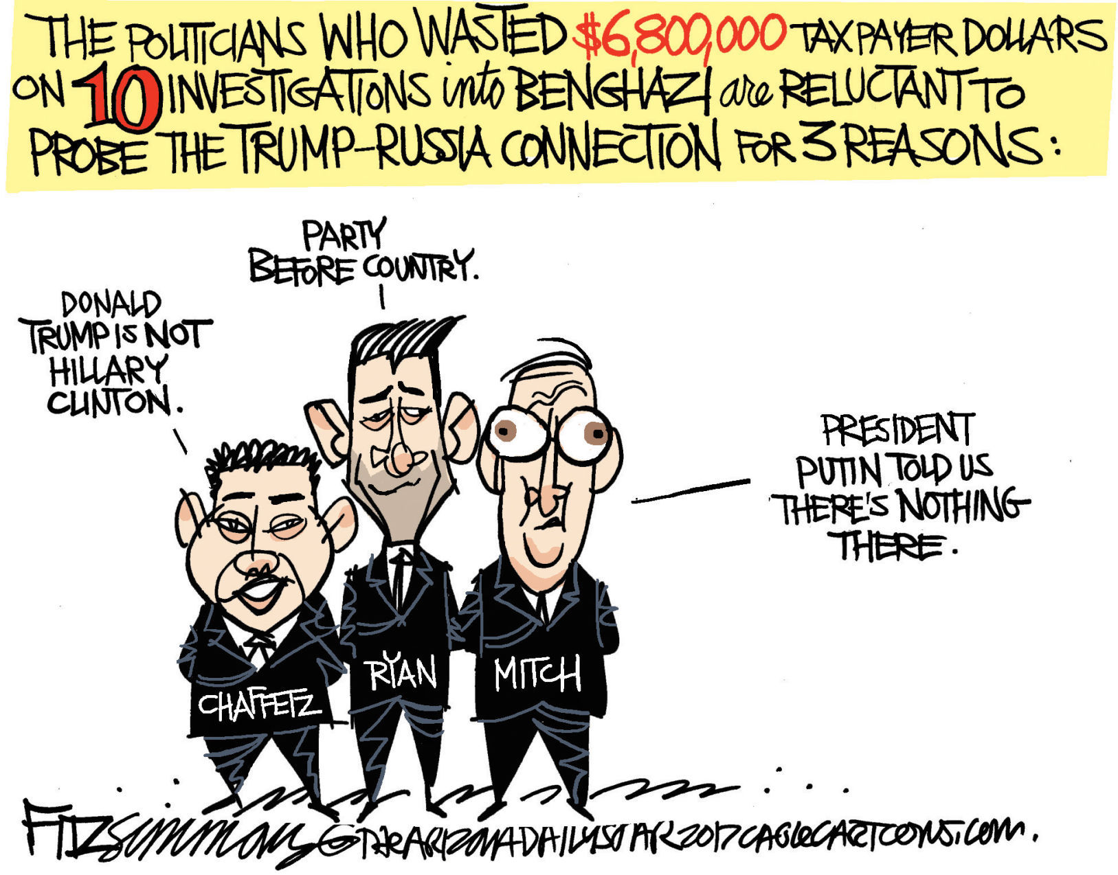 Daily Fitz Cartoon: Russiagate